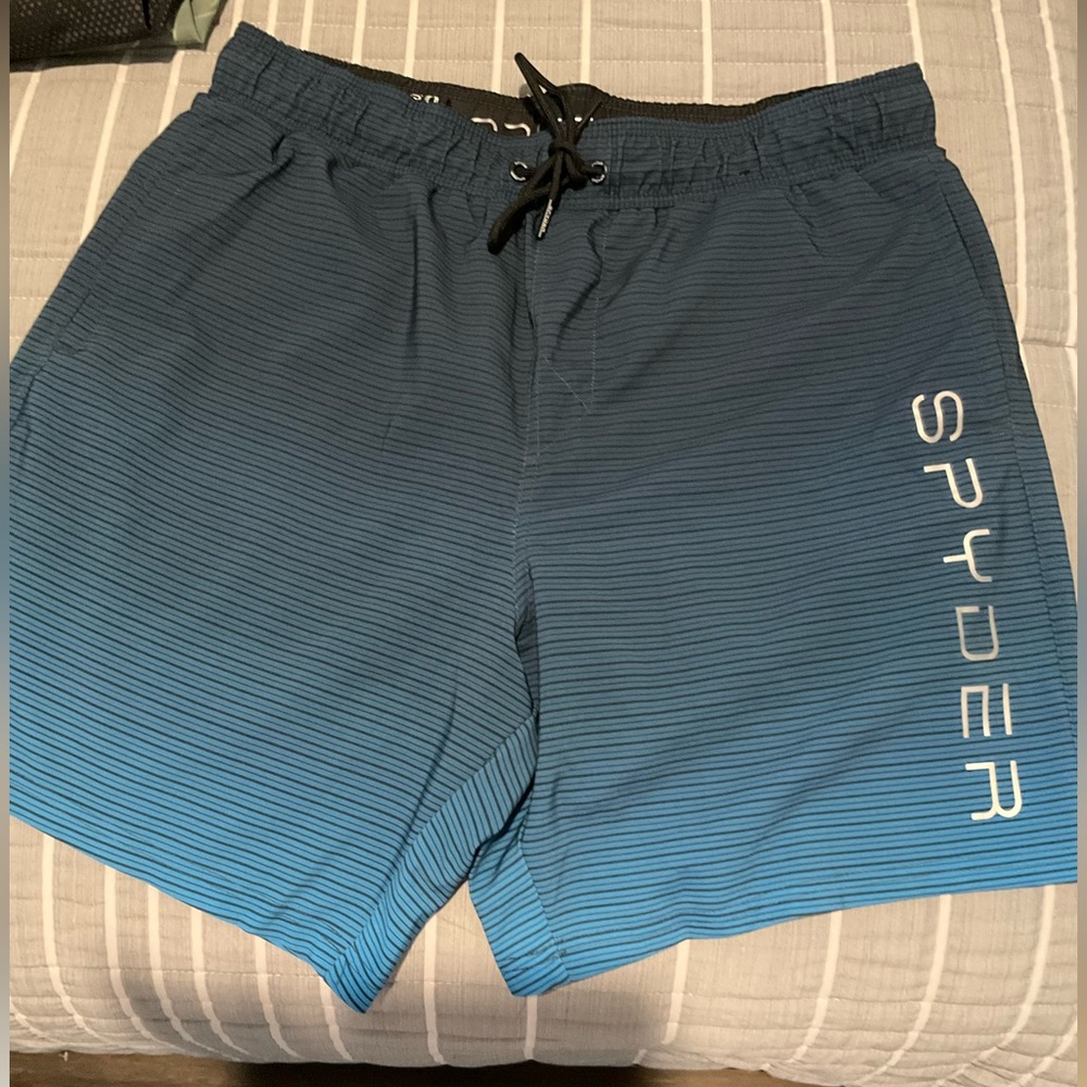 Spyder Blue Swim Shorts